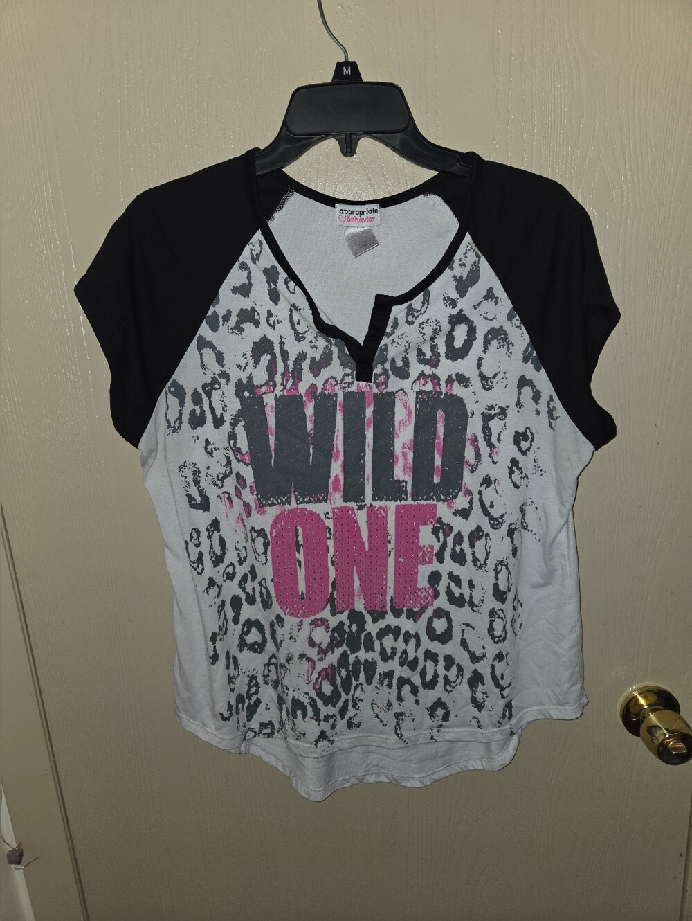Appropriate Behavior Wild One Cheetah Print T Shirt Vintage Y2K Size XXL